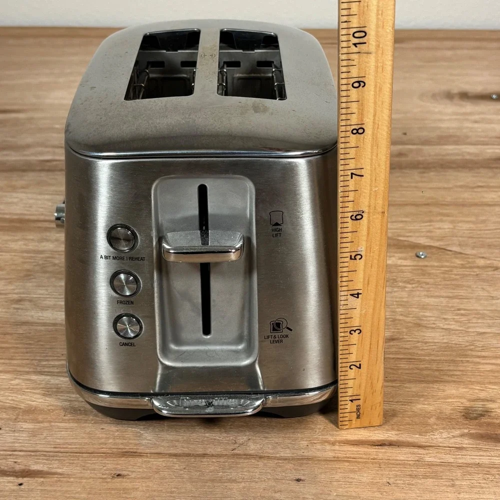 Breville BTA735 BSS Bit More 2-Slice Toaster Brushed Stainless Steel Silver